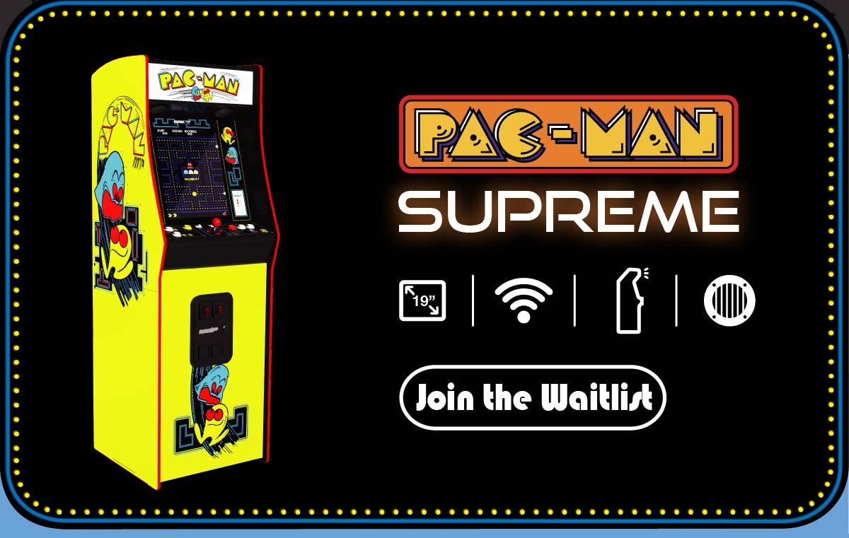 Pac-Man Supreme Arcade Cabinet