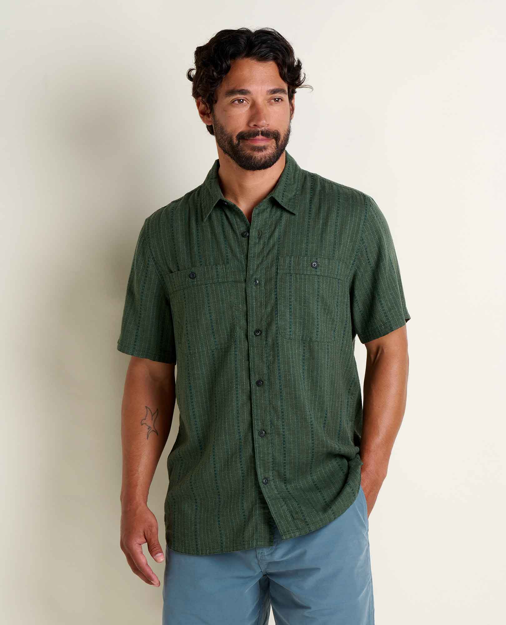Image of Men's Taj Hemp Shirt