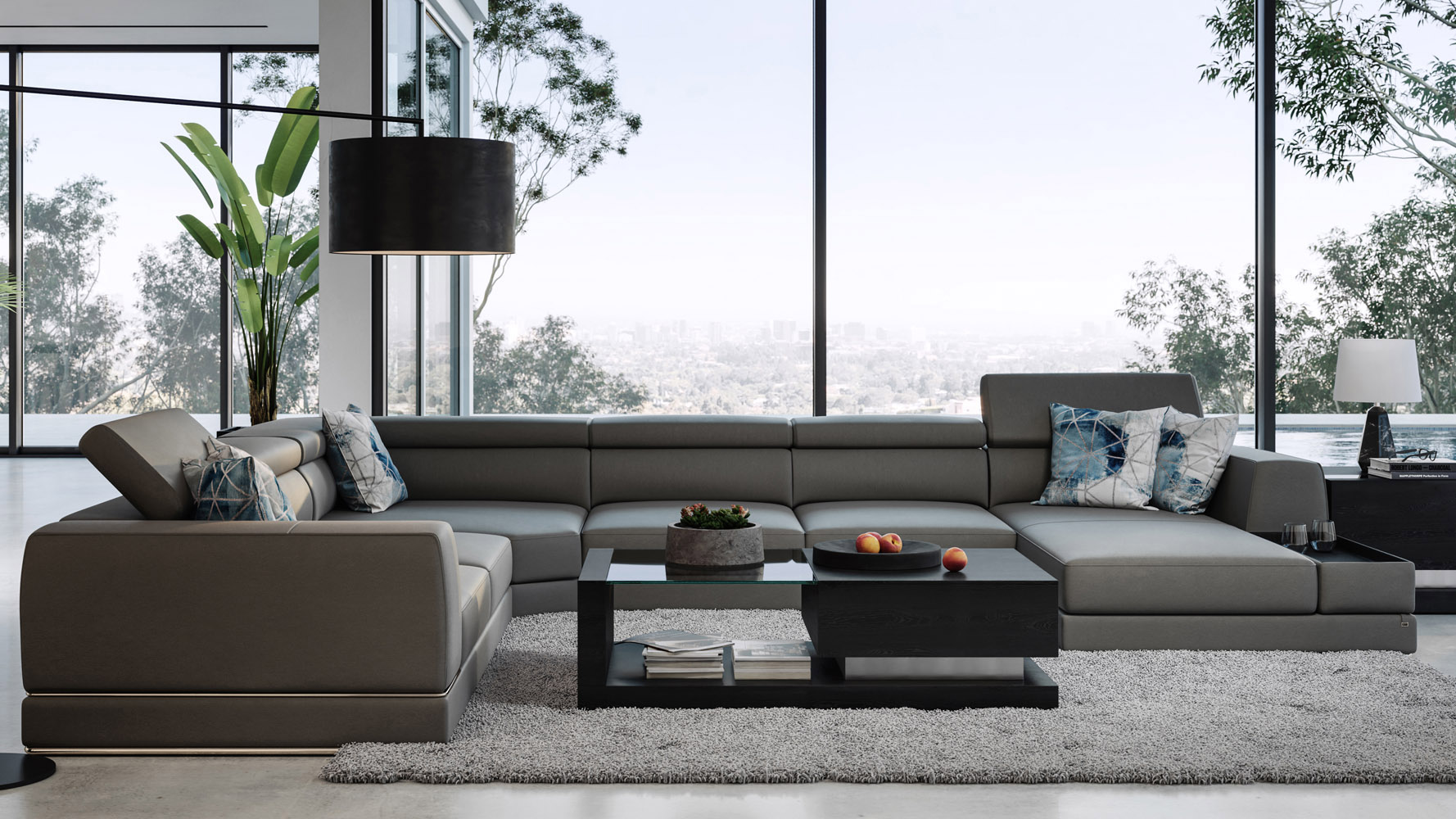 Wynn Sectional - Slate
