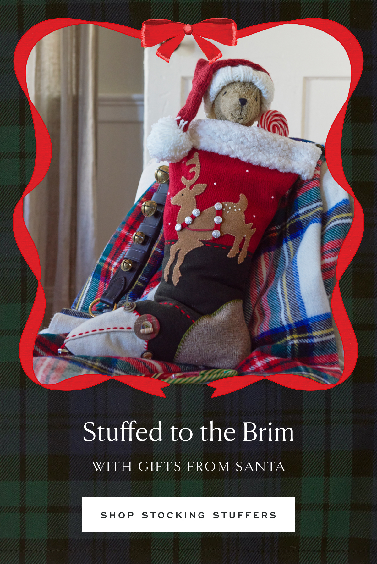 Stuffed to the Brim with gifts from Santa. Shop Stocking Stuffers.