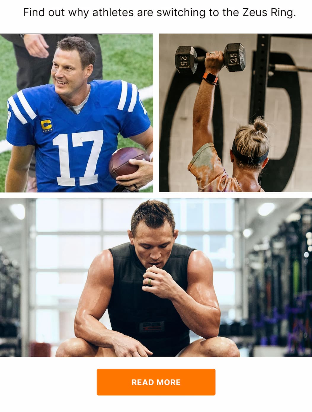Find out why athletes are switching to the Zeus Ring - READ MORE