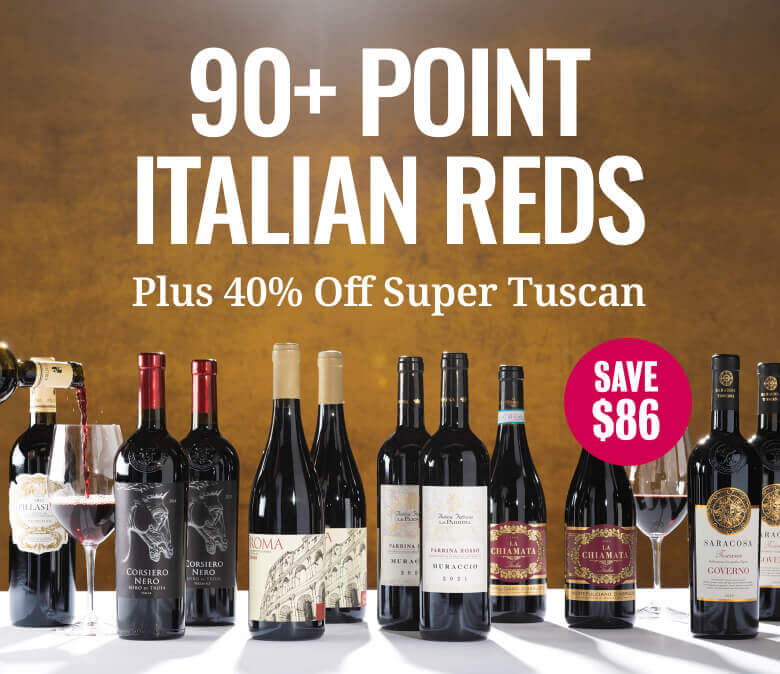 90+ point Italian reds