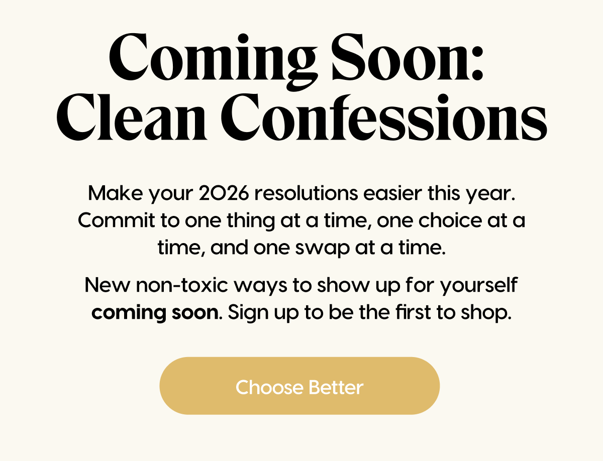 Coming Soon: Clean Confessions