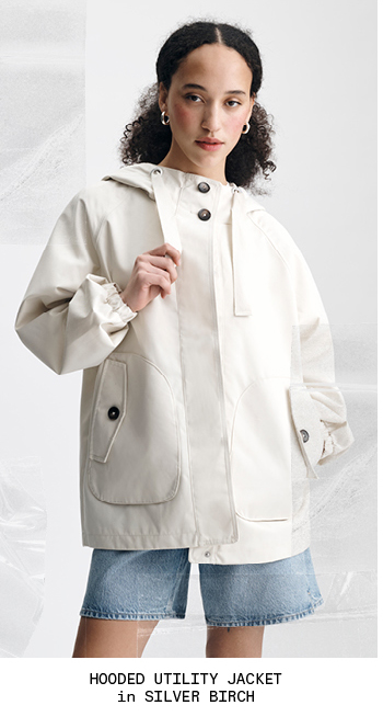 Women Utility Jacket Silver Birch