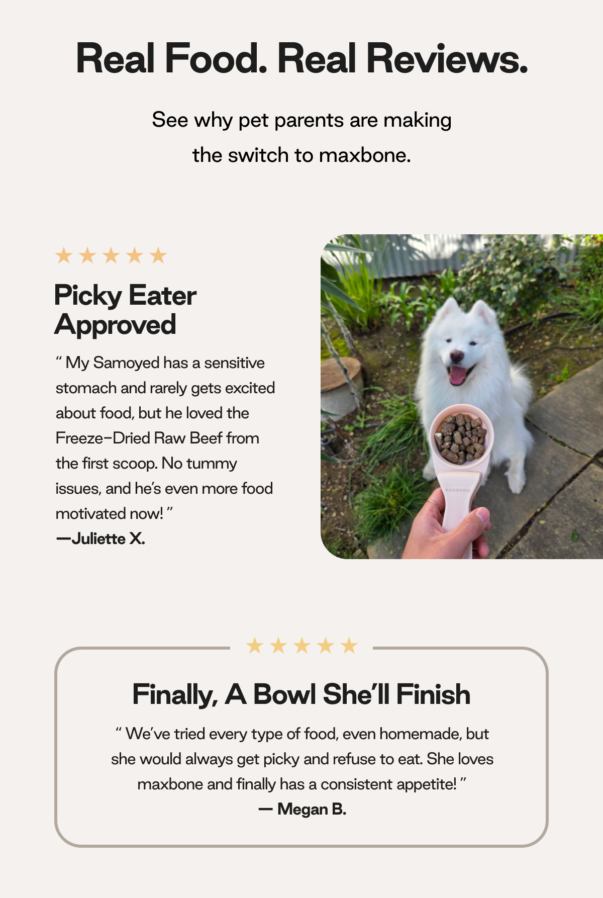 Real Food Real Reviews