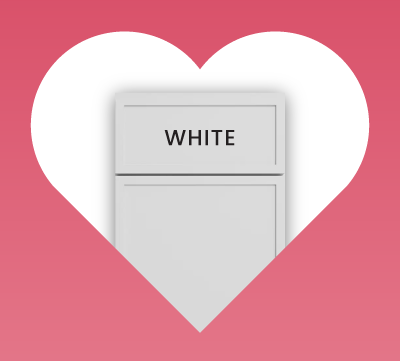 White Slim Shaker