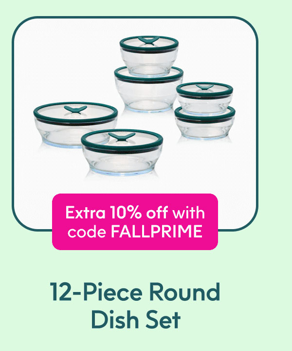 12-Piece Round Dish Set