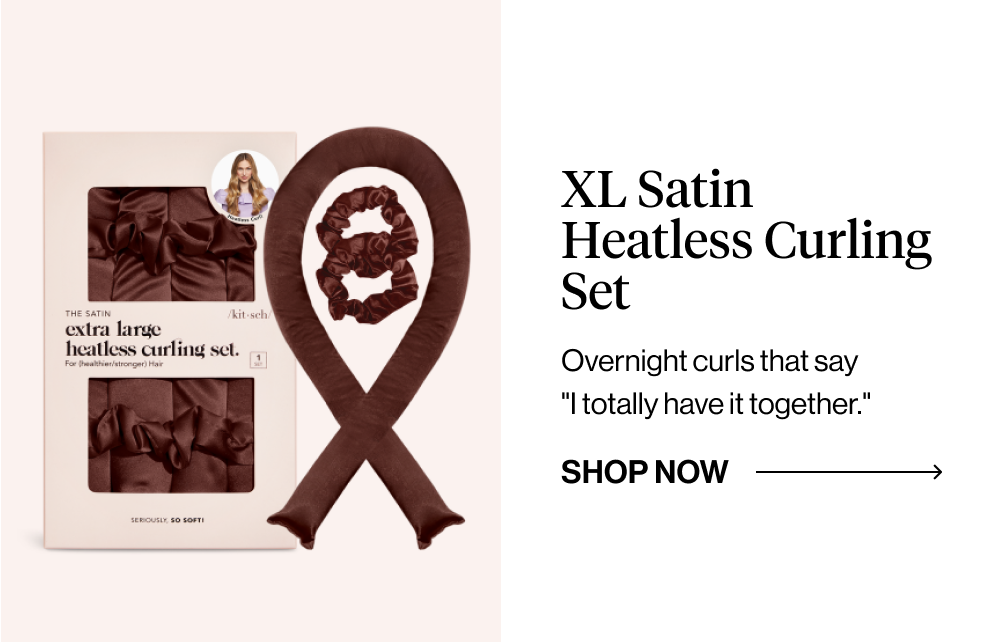 XL Satin Heatless Curling Set