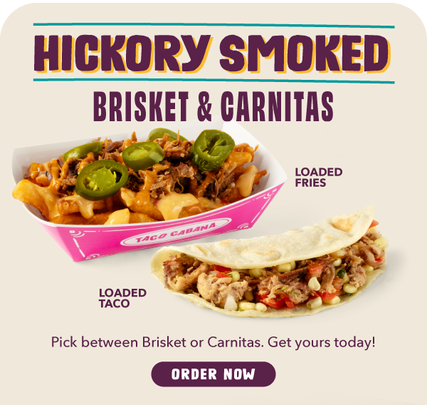 Hickory Smoked Carnitas & Brisket. Order Now!