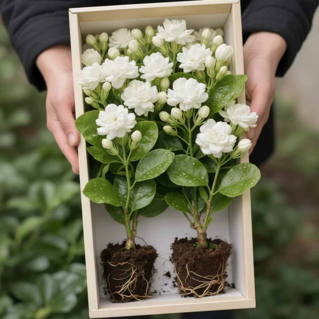 Image of Heirloom Jasmine Potted Plant With Fragrant Flowers For Home and Garden