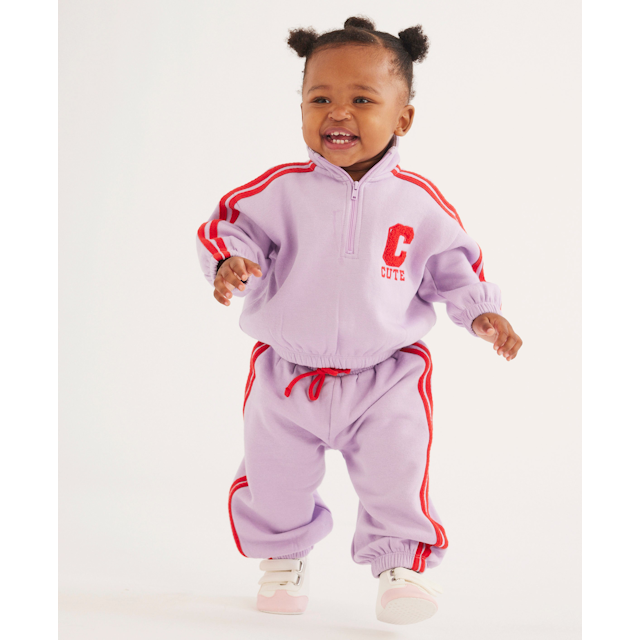 Babies' Twin Stripe Sweat Set