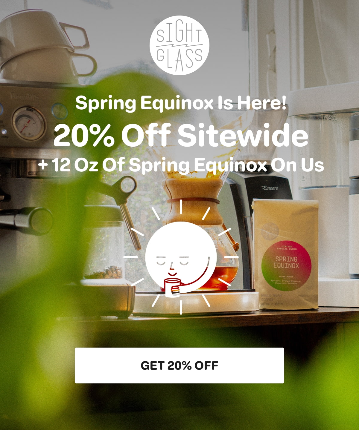 20% off sitewide + free Spring Equinox