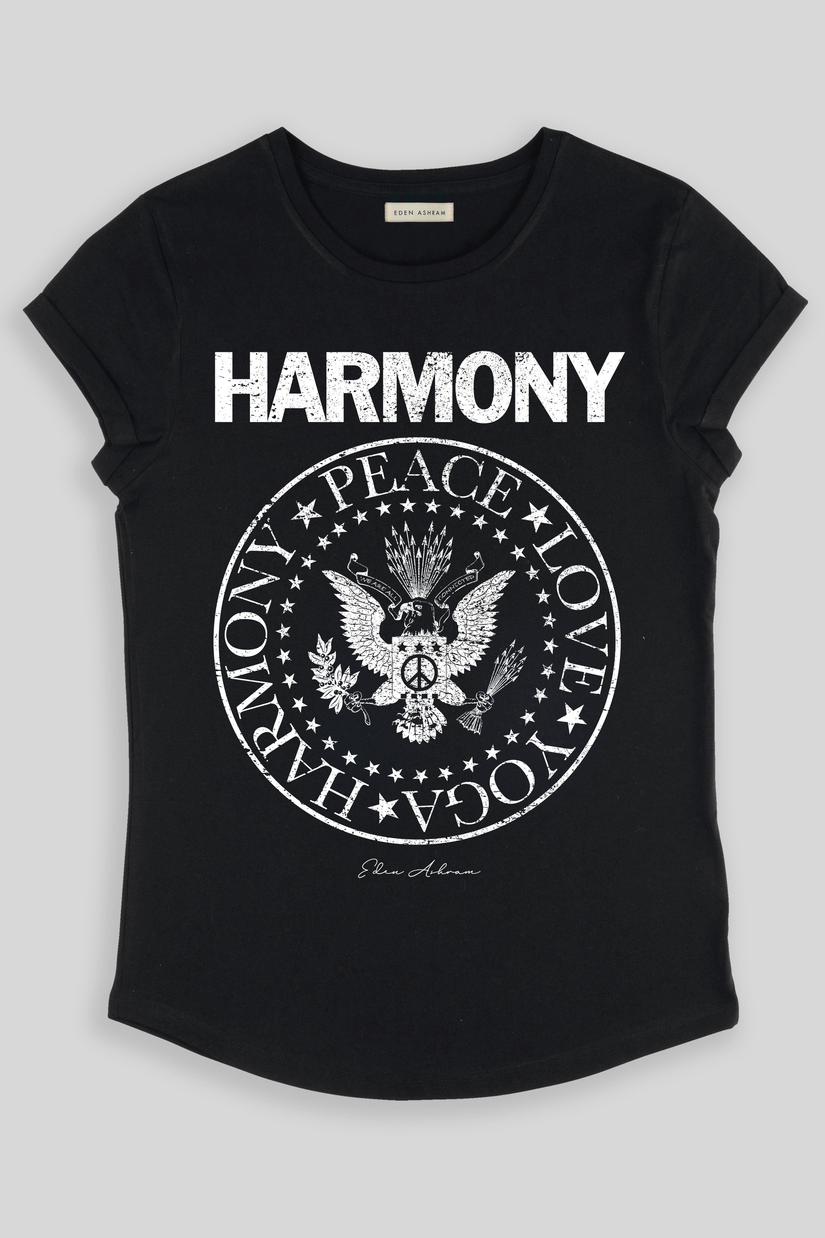 Image of Harmony Rolled Sleeve Tour T-Shirt