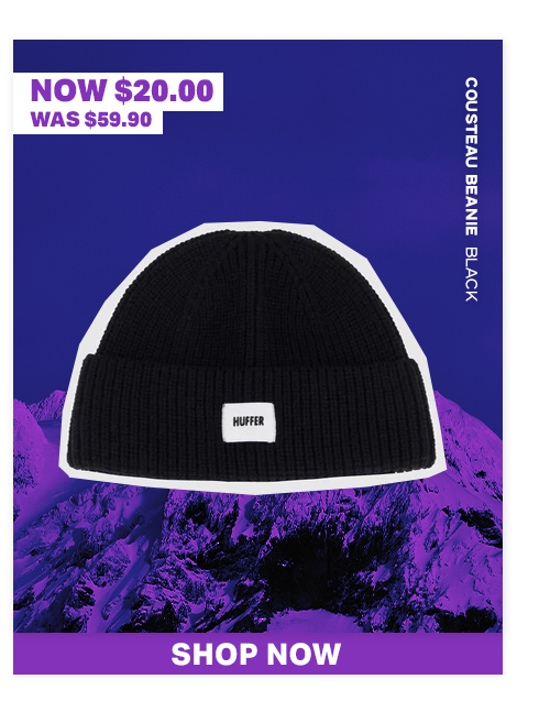 COUSTEAU BEANIE BLACK