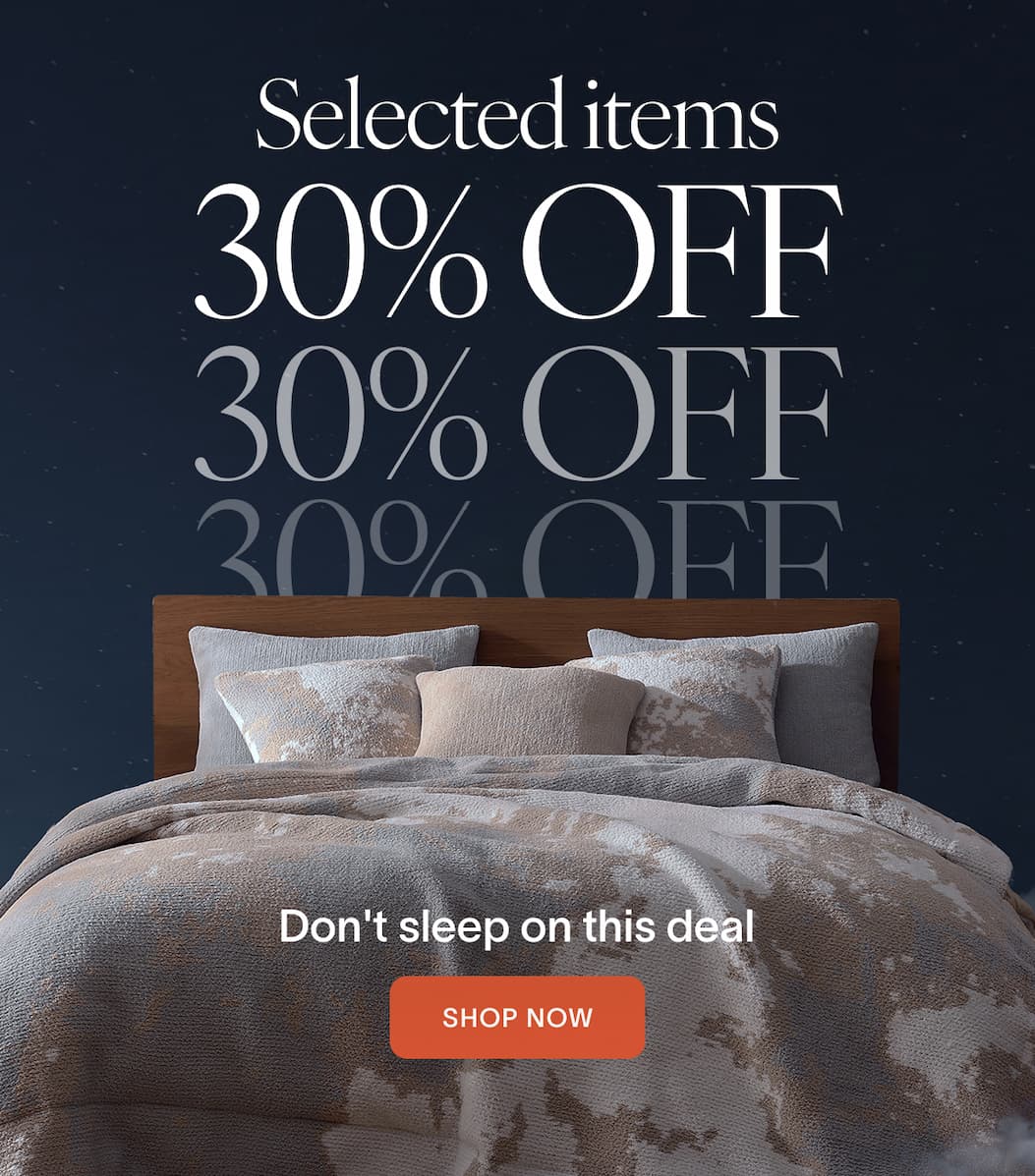 Selected items 30% OFF. SHOP NOW
