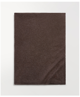 Oversized Cashmere Wrap in Chocolate