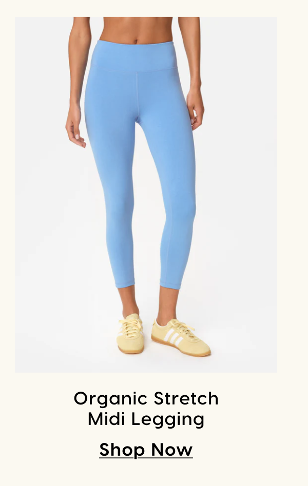 Organic Stretch Midi Legging