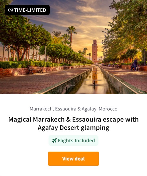 Magical Marrakech &amp; Essaouira escape with Agafay Desert glamping