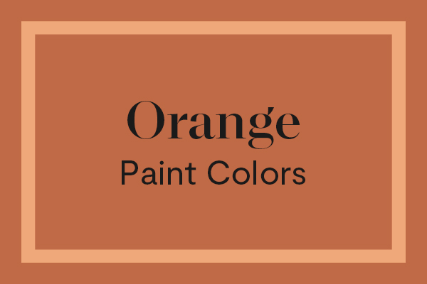 Orange Paint Colors