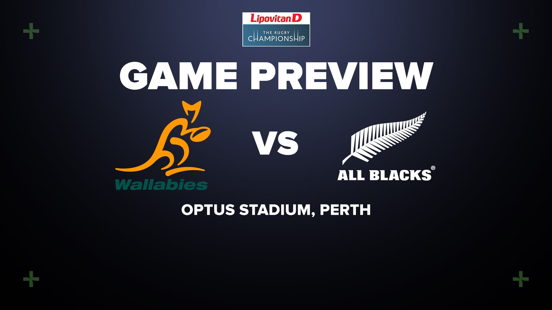 Game Preview Australia v All Blacks