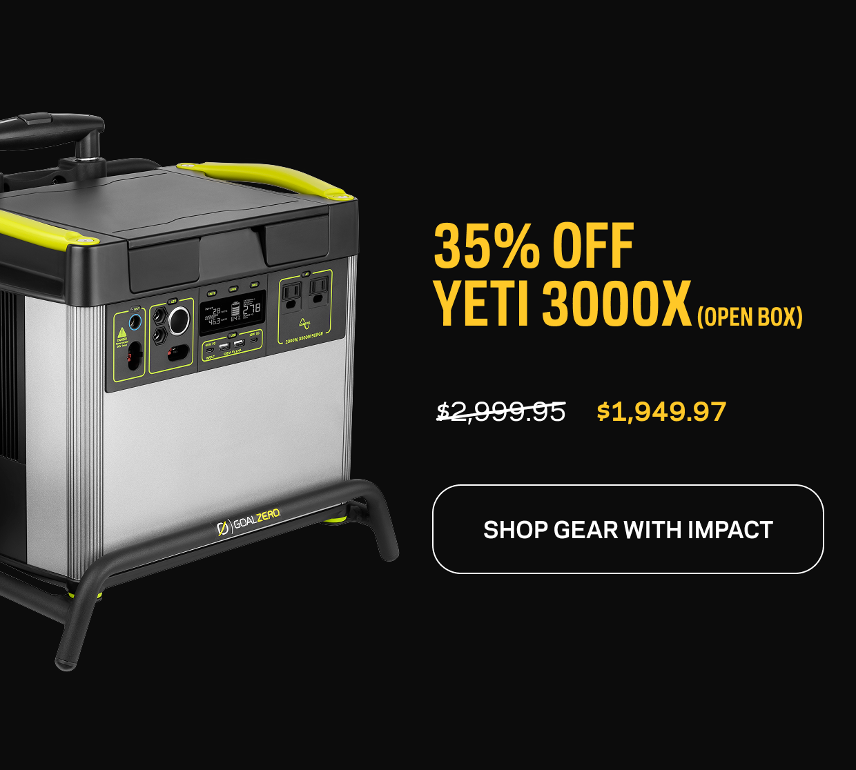Yeti 3000X Open Box