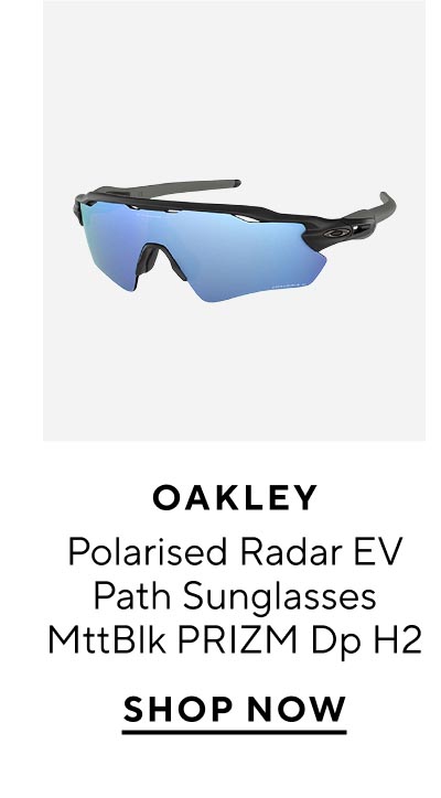 Oakley Polarised Radar EV Path Sunglasses MttBlk PRIZM Dp H2