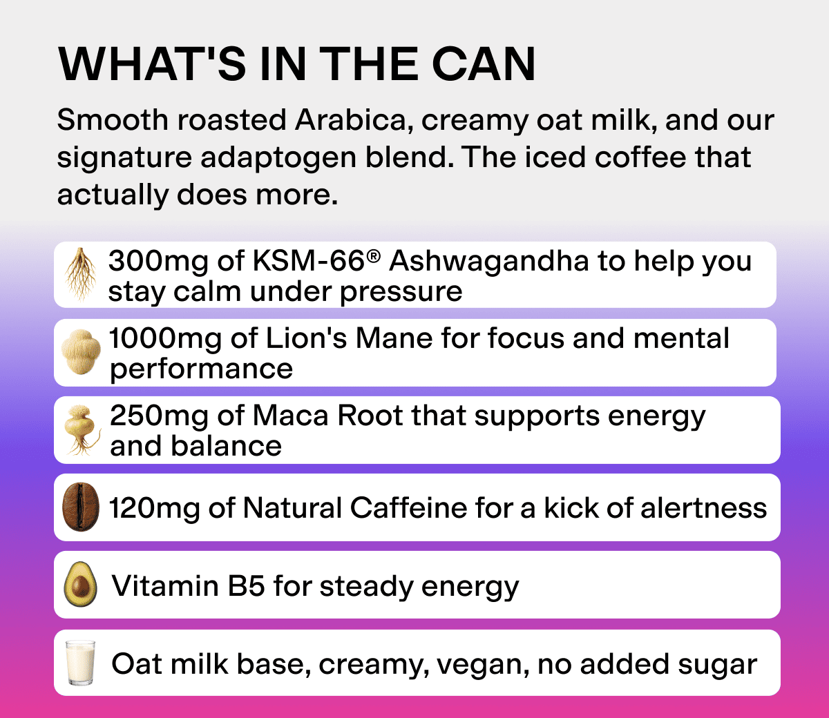 WHAT'S IN THE CAN