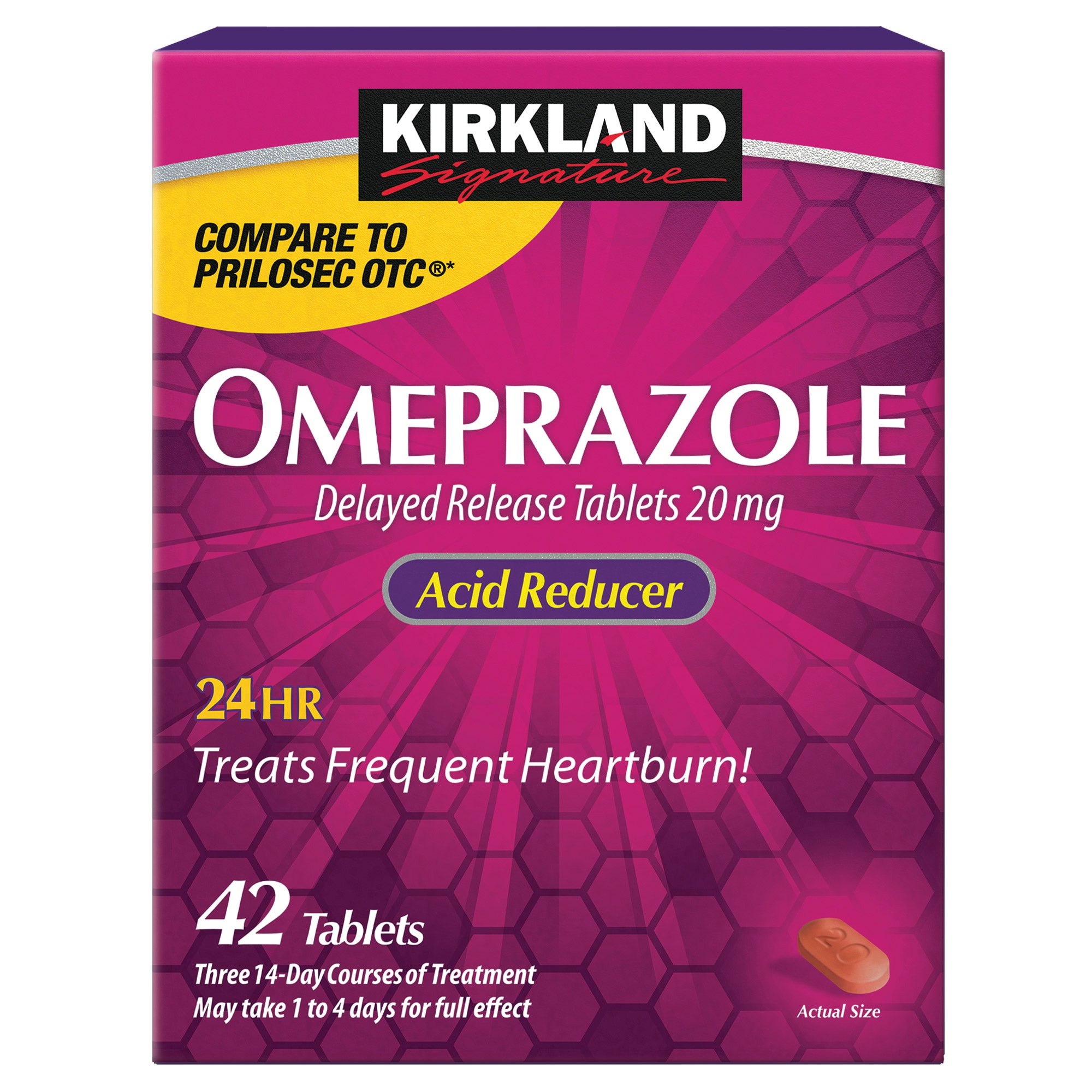Kirkland Signature Omeprazole 20 mg, 42 Tablets
