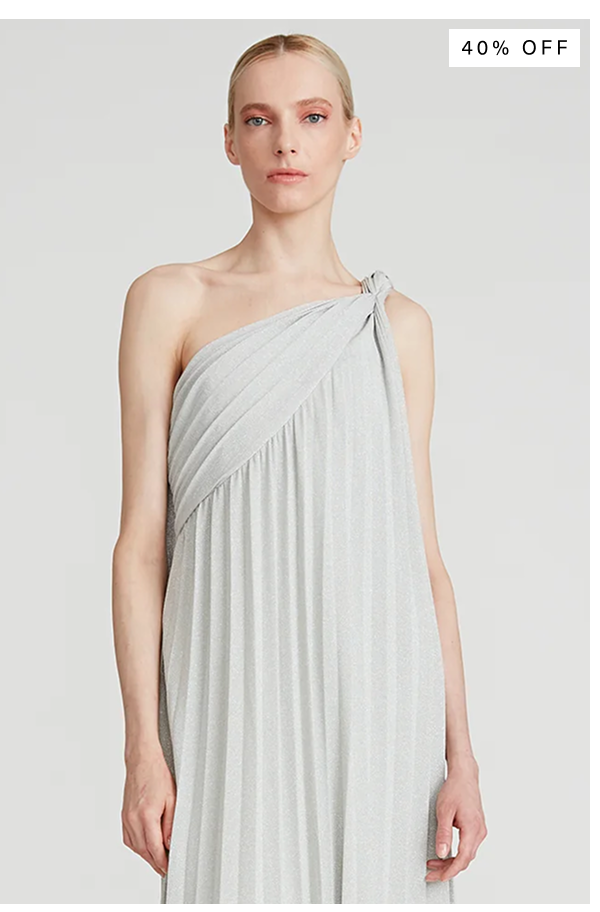 Priya Knit Pleated Gown (40% off)