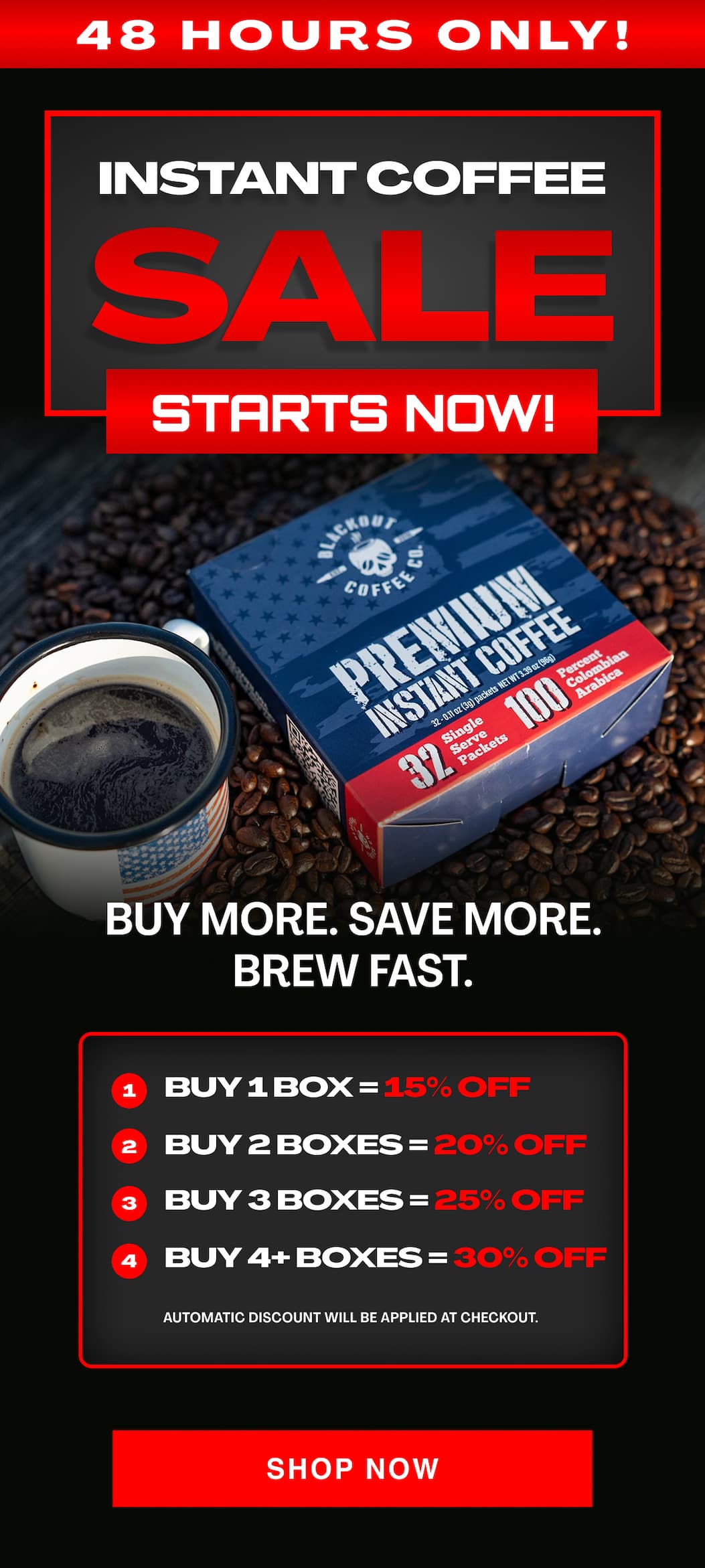 Instant Coffee Sale