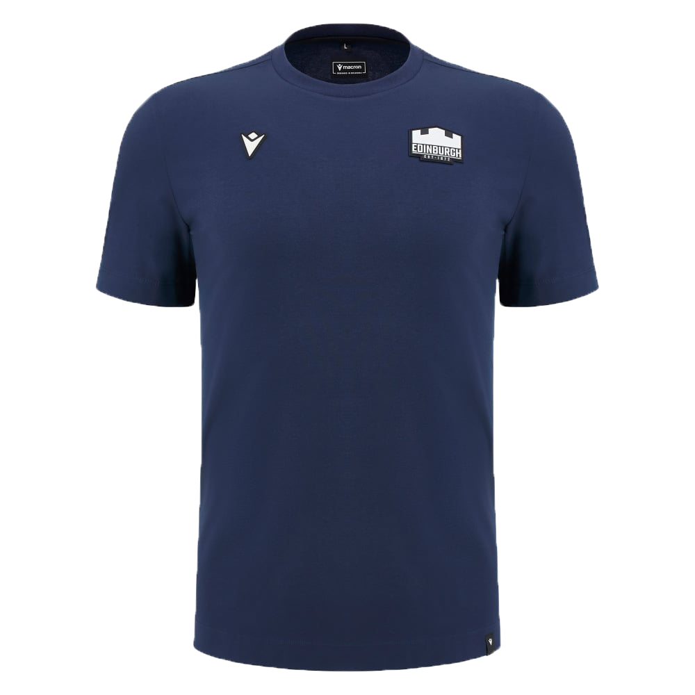 Image of Edinburgh 24/25 Anthem Travel Cotton T-Shirt by Macron