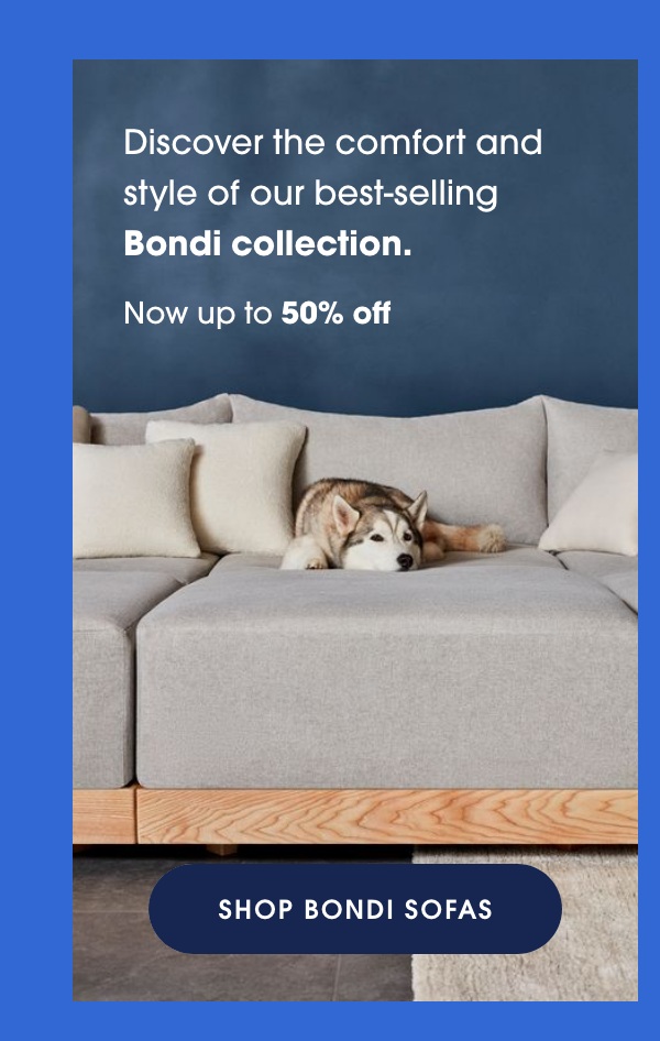Shop Bondi sofas