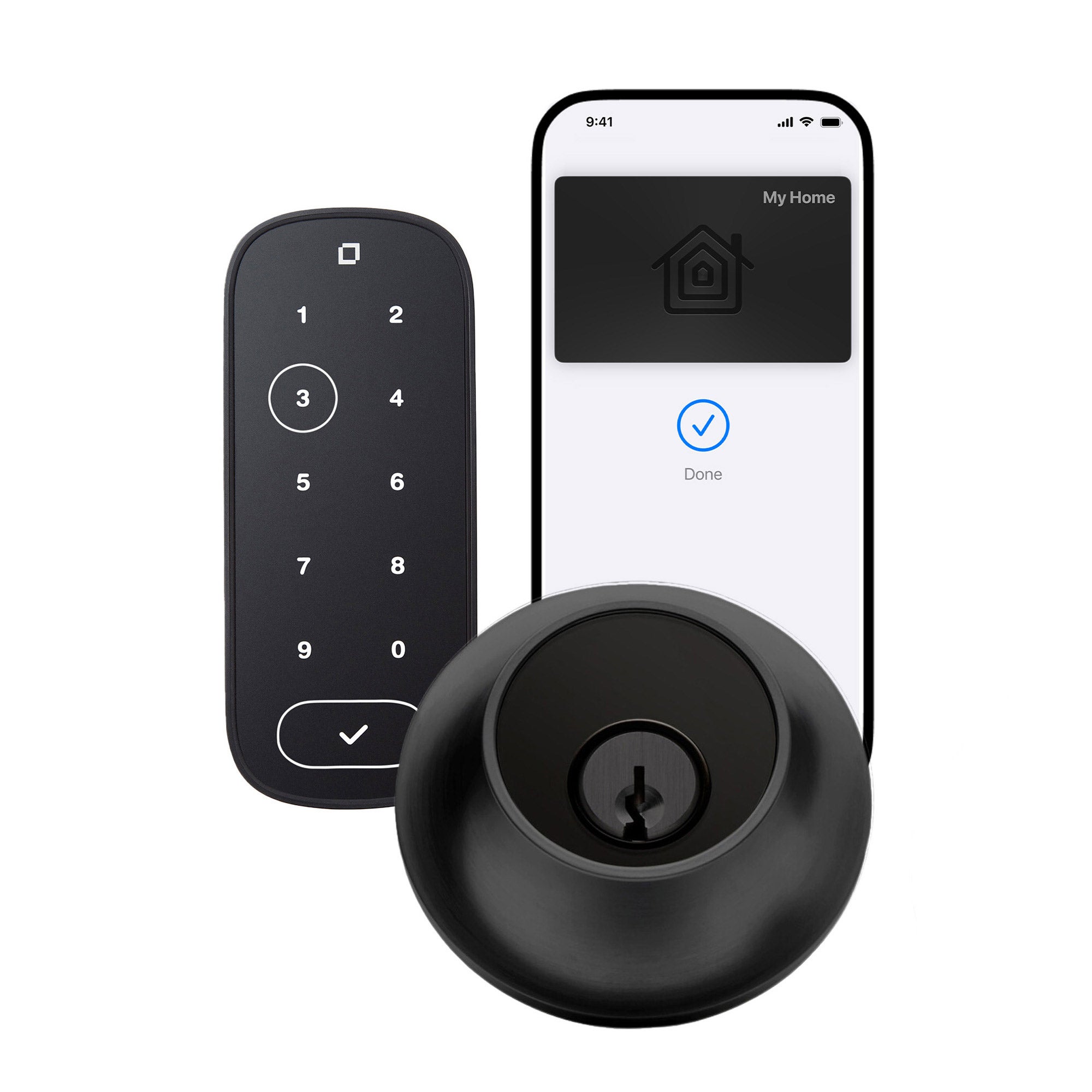 Level Lock+ Smart Lock Compatible with Apple Home Keys and Keypad Included