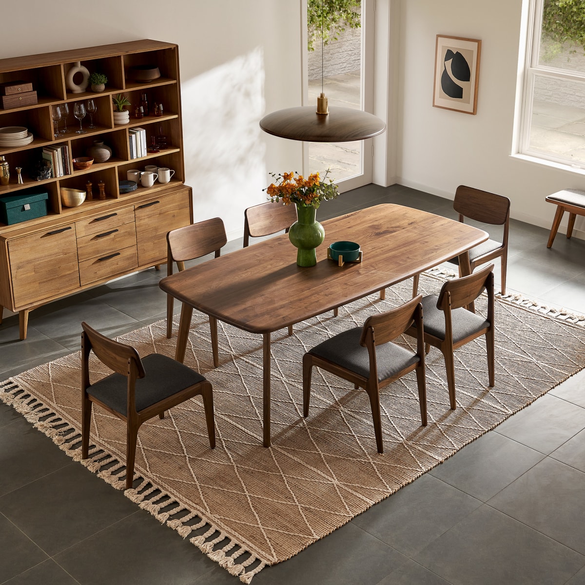 Image of Vincent Dining Table, Walnut