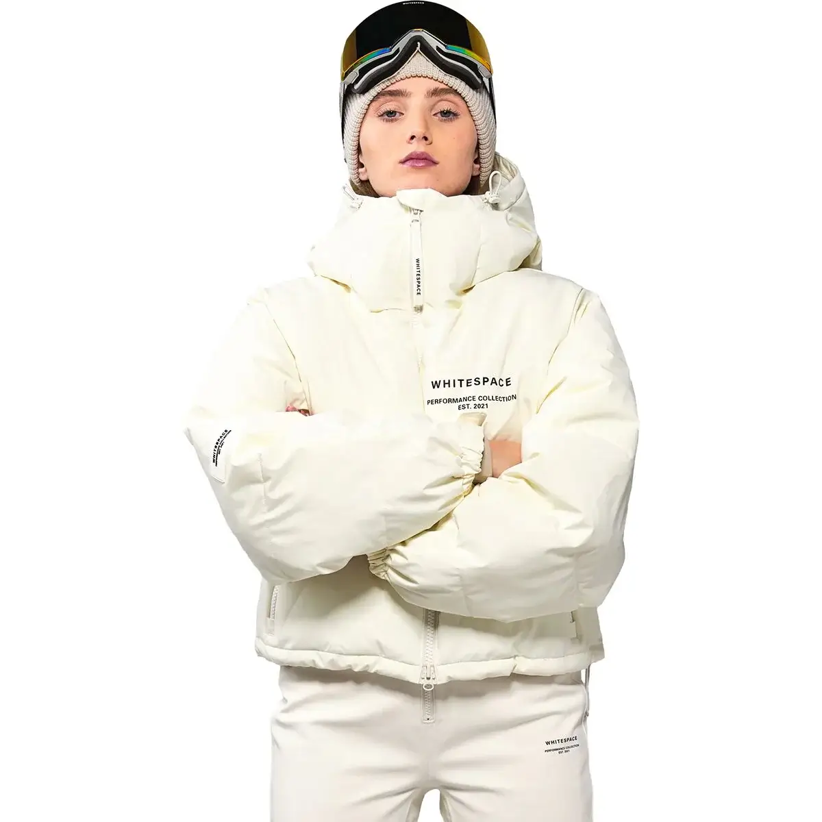 Cropped Puffer Jacket - Women's