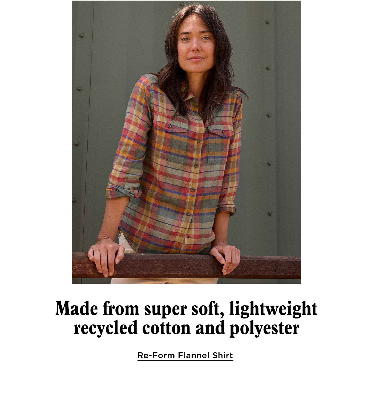 Made from super soft, lightweight recycled cotton and polyester