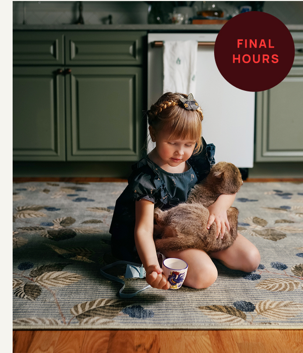 Rubus Azure & Fawn Rug by Sanderson 