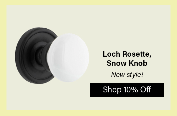 Loch Rosette with Snow Knob