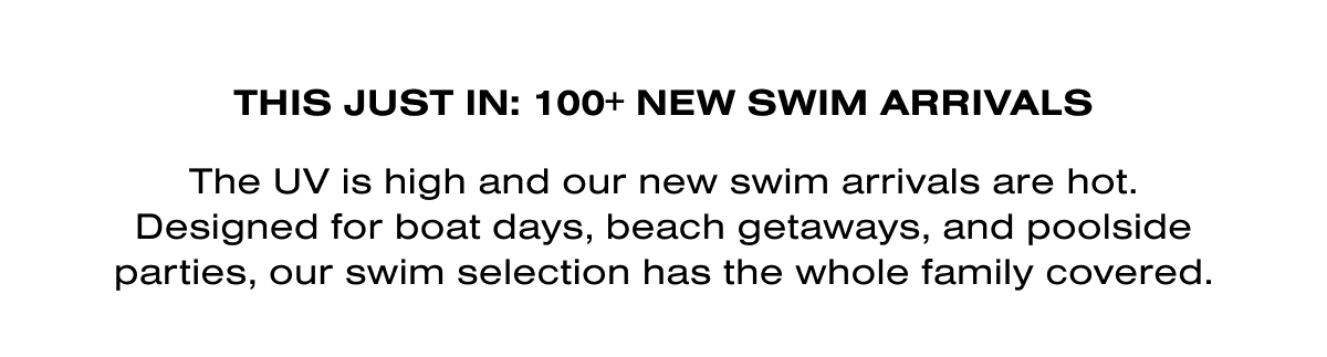 SWIM SEASON