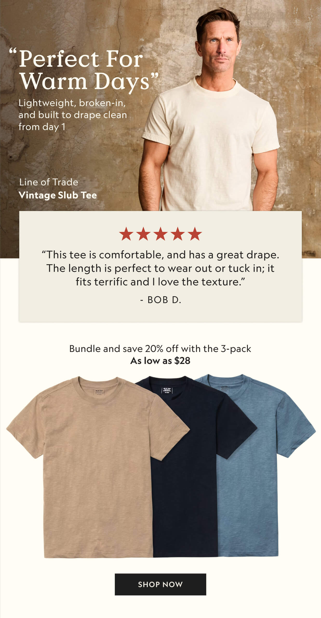 Vintage Slub Tee