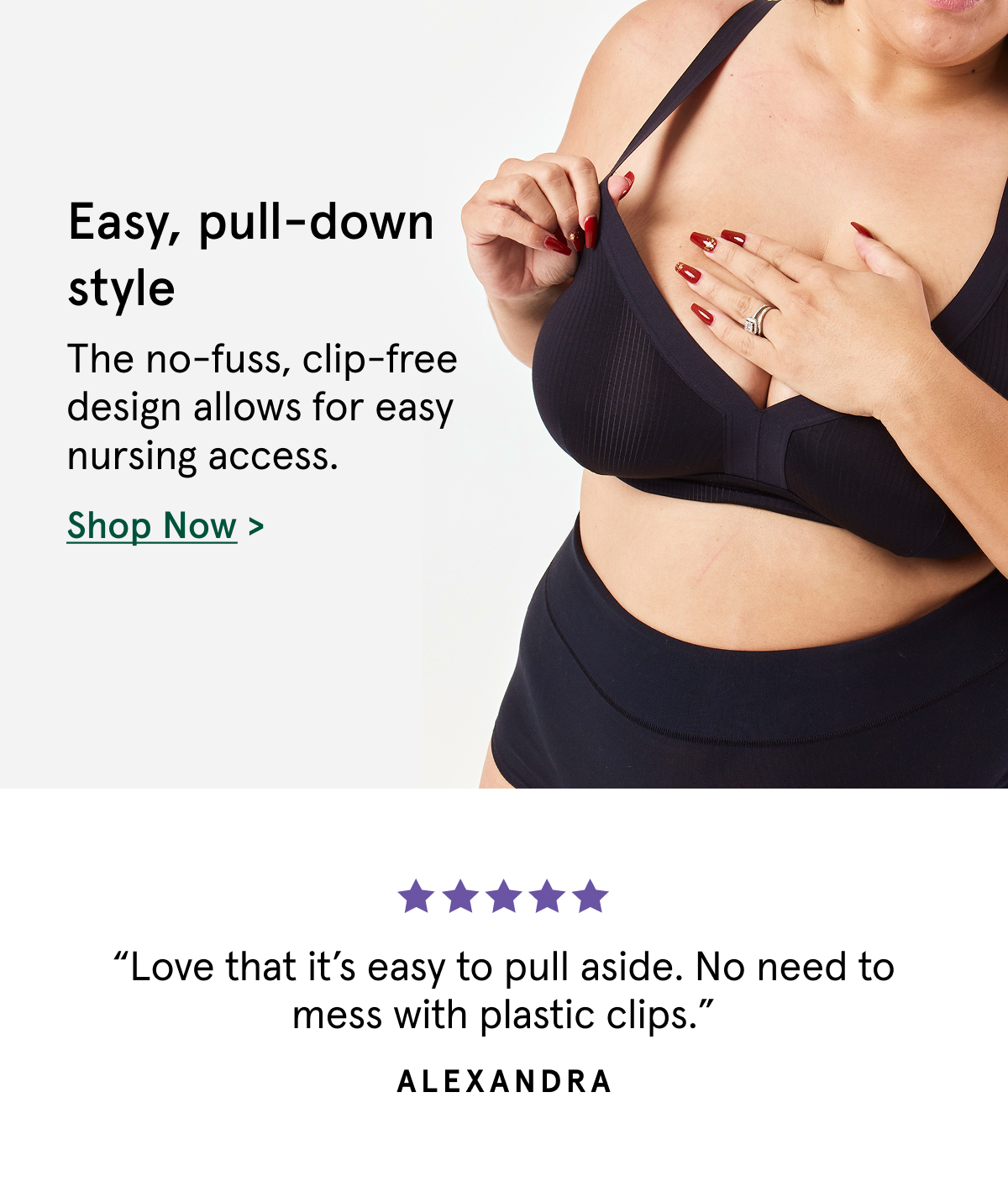 Easy, pull-down access