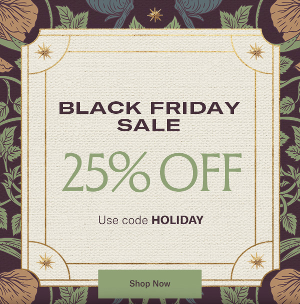 Black Friday Sale 25% Off