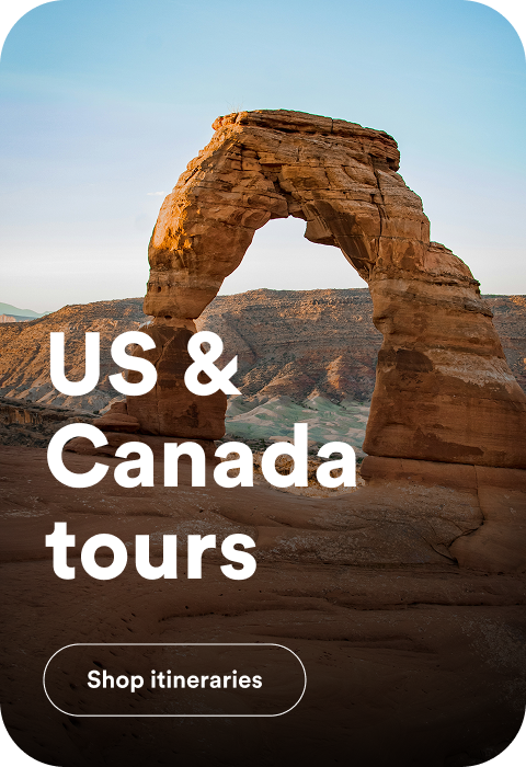 U.S. and Canada tours category. Opens U.S. and Canada travel deals.
