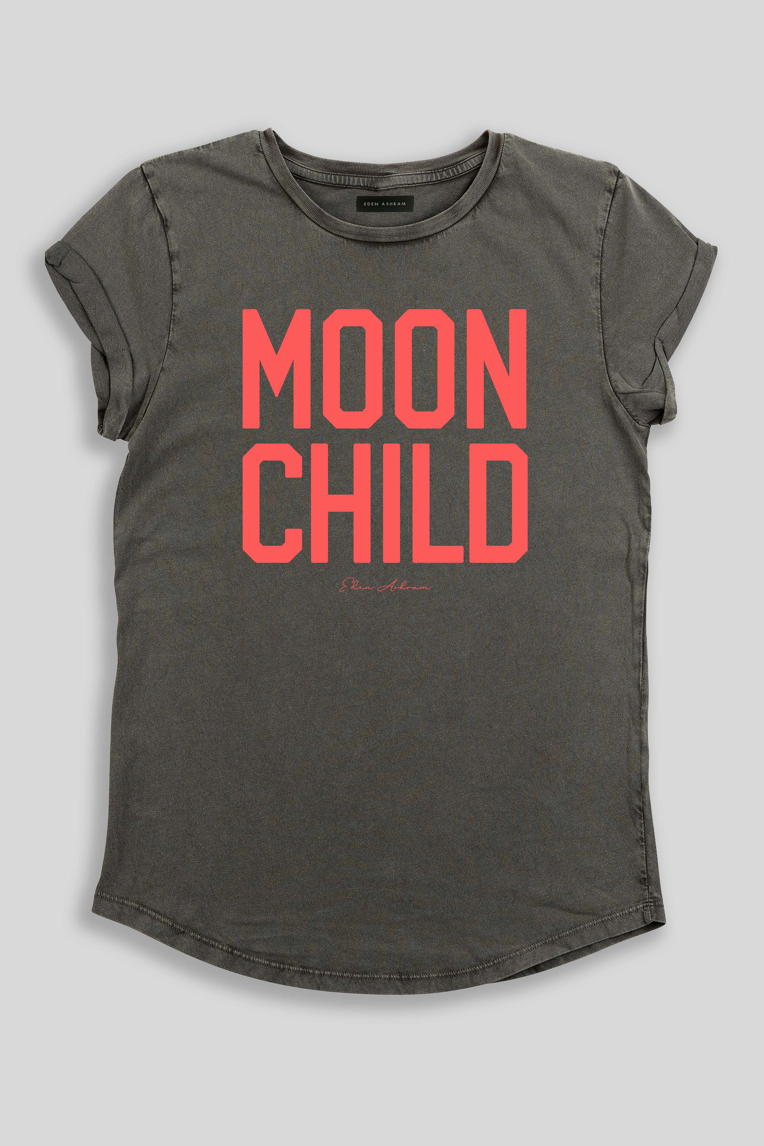 Image of Moon Child Rolled Sleeve T-Shirt