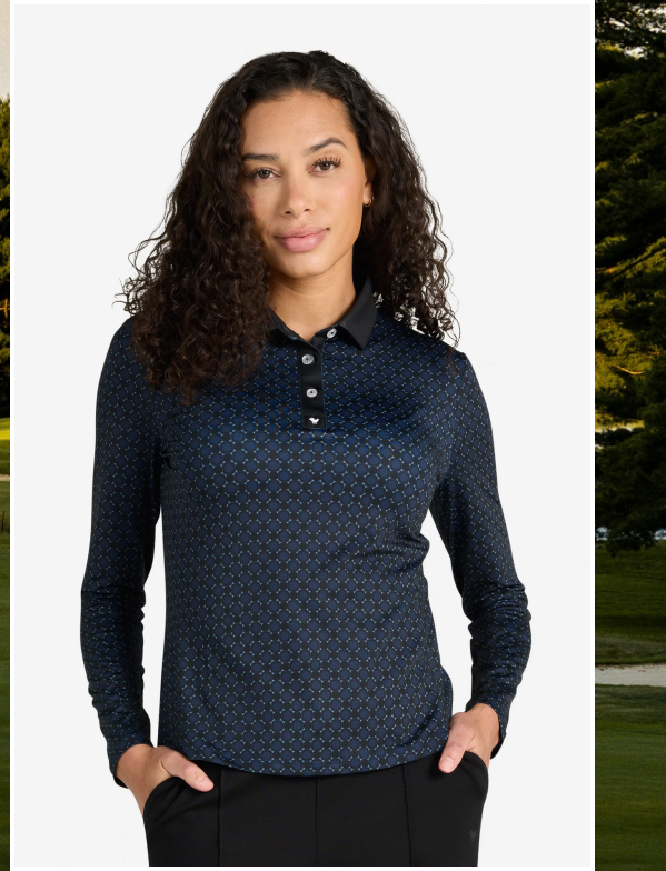 Long Sleeve Core Polo - Twilight Tee