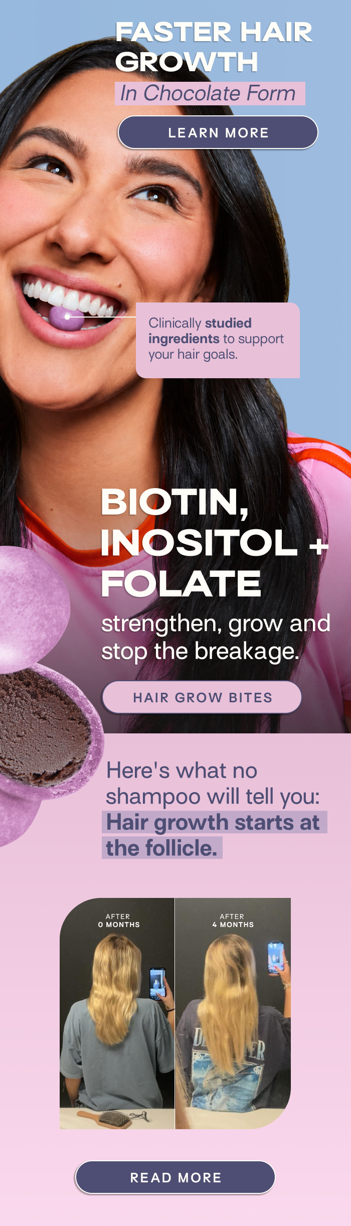 Chocolate Supplements for Faster Hair Growth - CLICK HERE