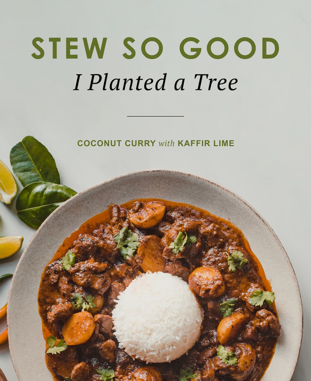 Coconut Curry Stew with Kaffir Lime