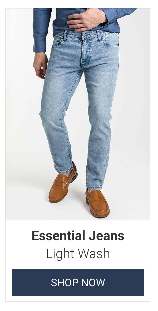 Light Wash Essential Jeans
