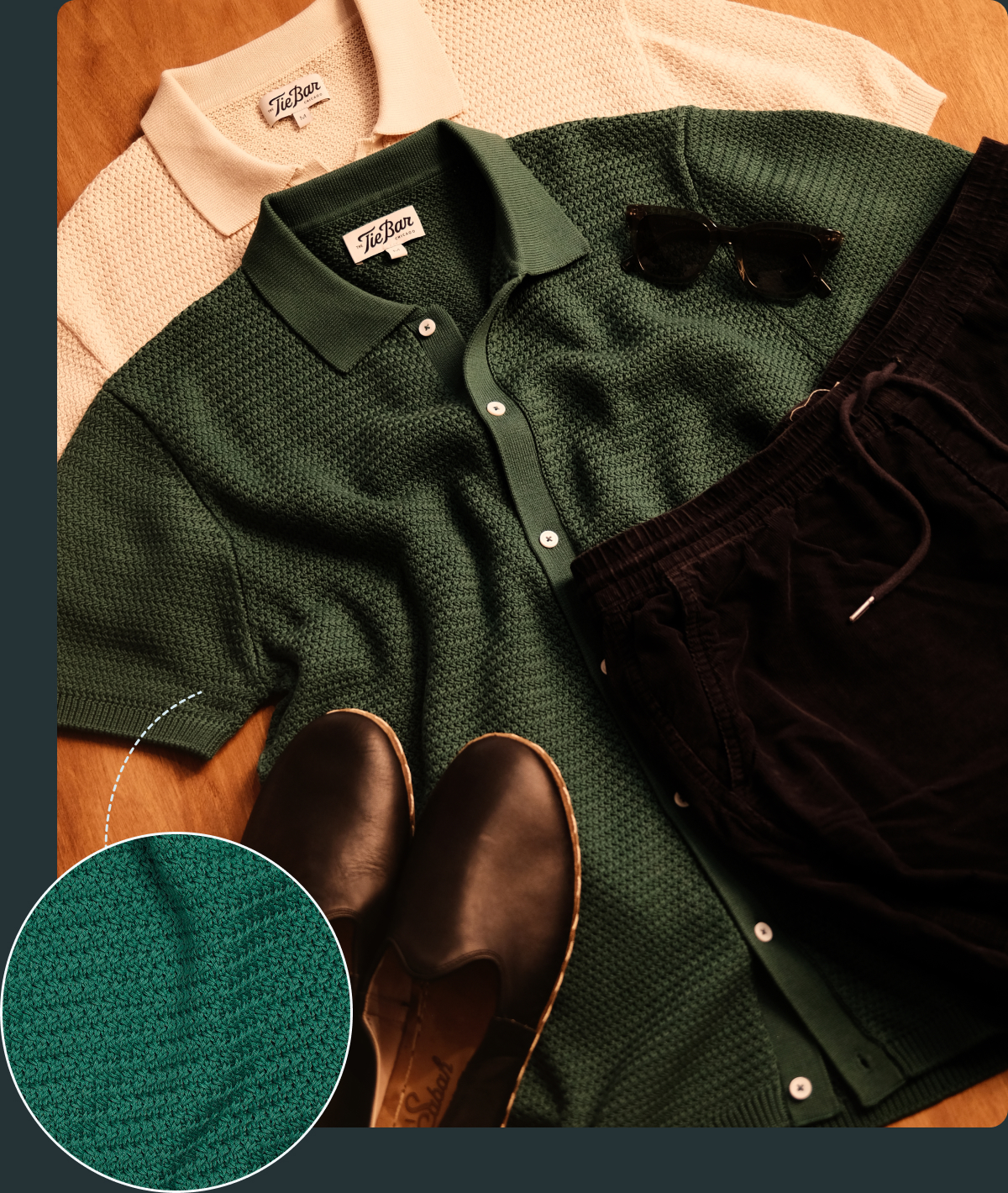 Crochet Polo Detail