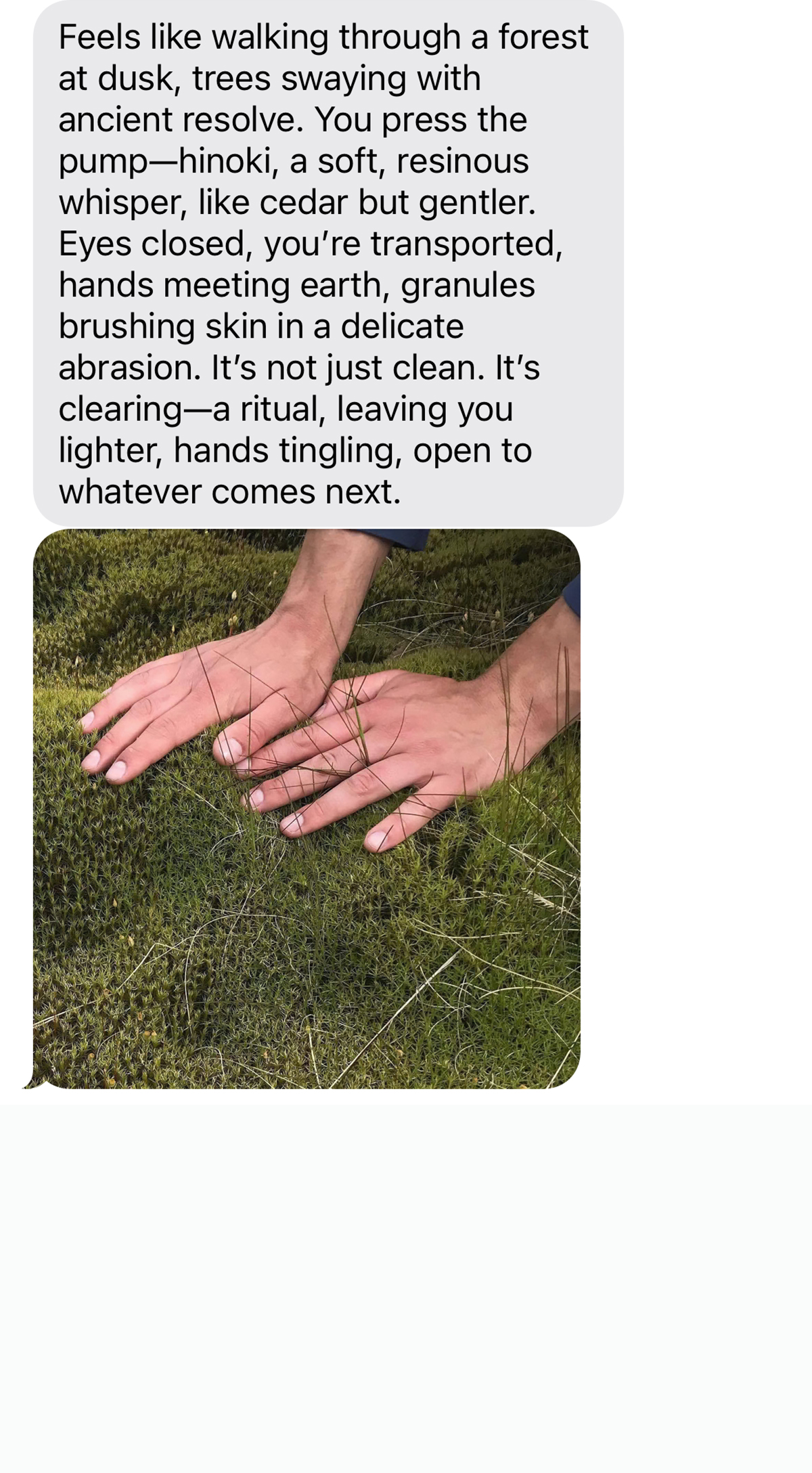 OEM Exfoliating Hand Wash (Hinoki)